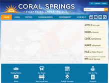 Tablet Screenshot of coralsprings.org